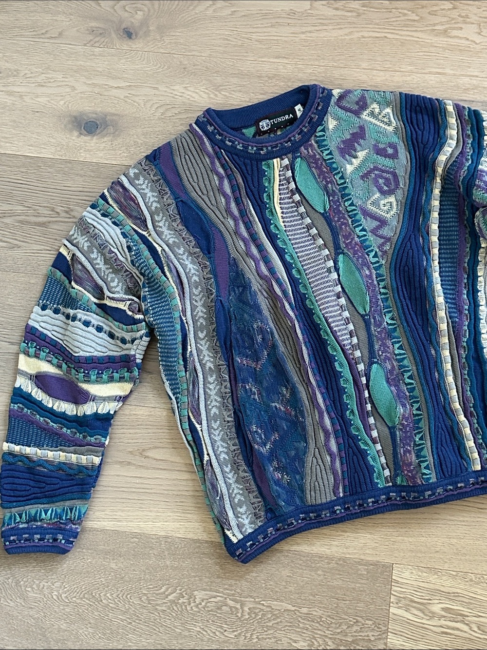 “Coogi” style 3D Tundra Canada Sweater